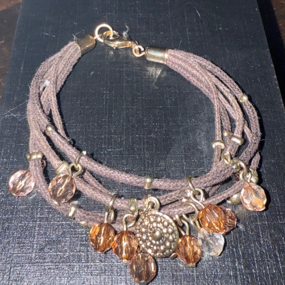 Silpada retired leather bracelet